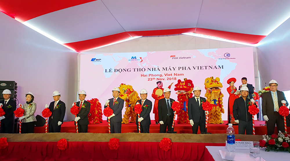 Động thổ dự án xây nhà máy sản xuất phụ tùng ô tô 16,7 triệu USD tại Hải Phòng