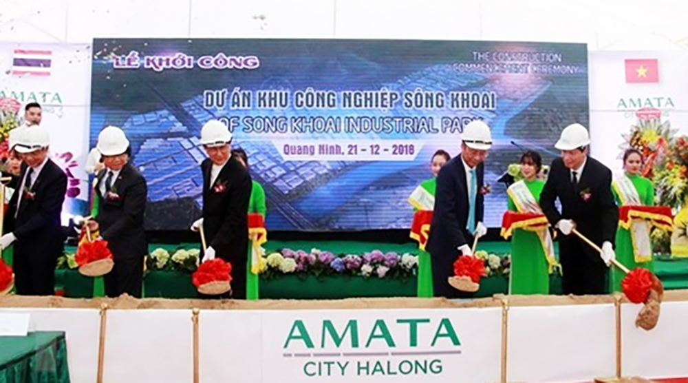 Construction of Song Khoai industrial park begins in Quang Ninh