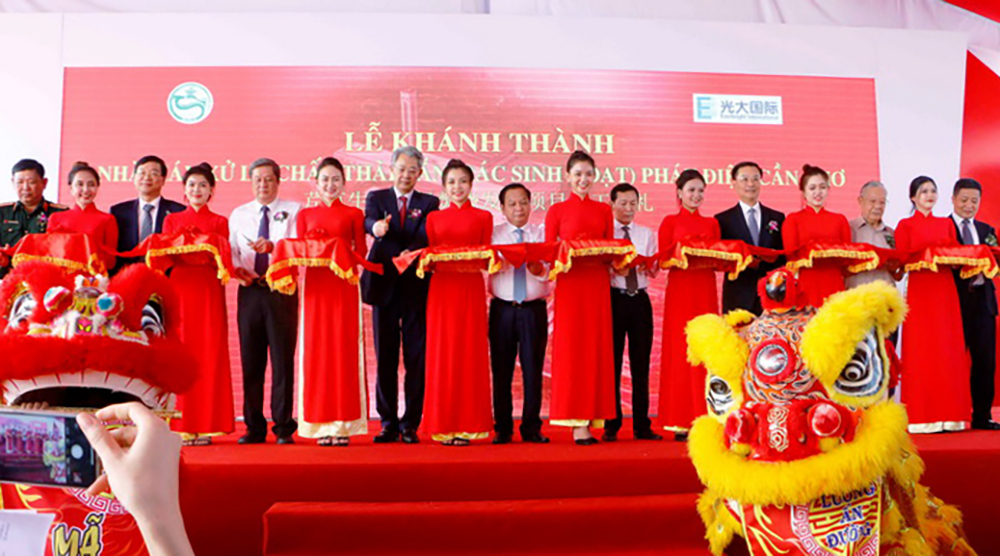 Cần Thơ: Đưa vào vận hành nhà máy xử lý rác phát điện