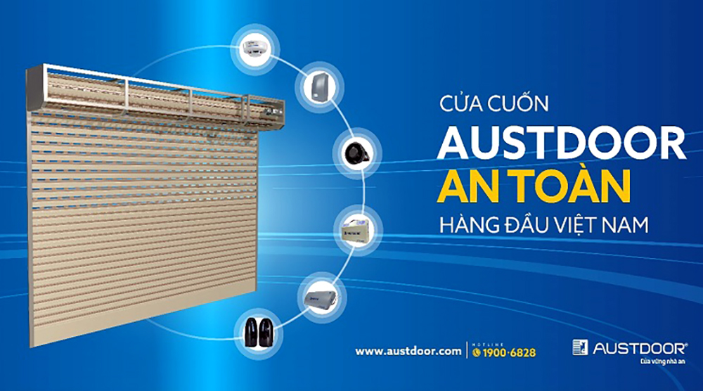 Austdoor – Thương hiệu cửa cuốn duy nhất đạt Thương hiệu Quốc gia