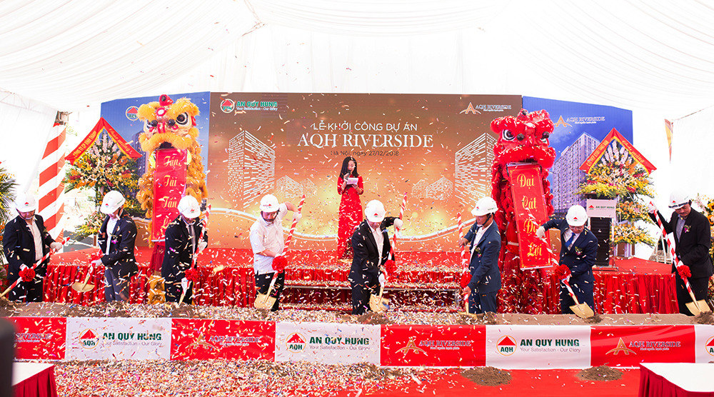 An Quý Hưng chính thức khởi công dự án AQH RIVERSIDE Long Biên