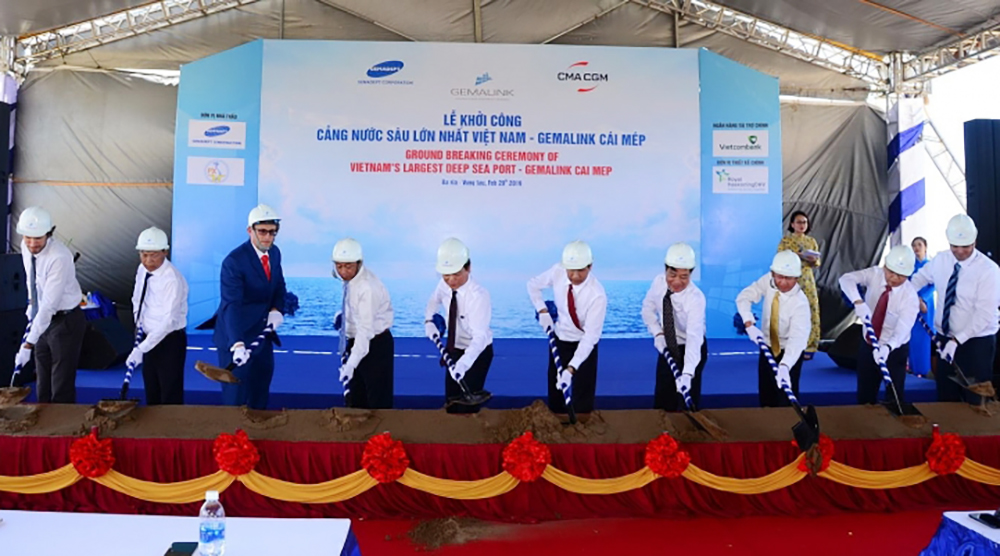 Gemadept resumes construction of Vietnam’s largest deep water port