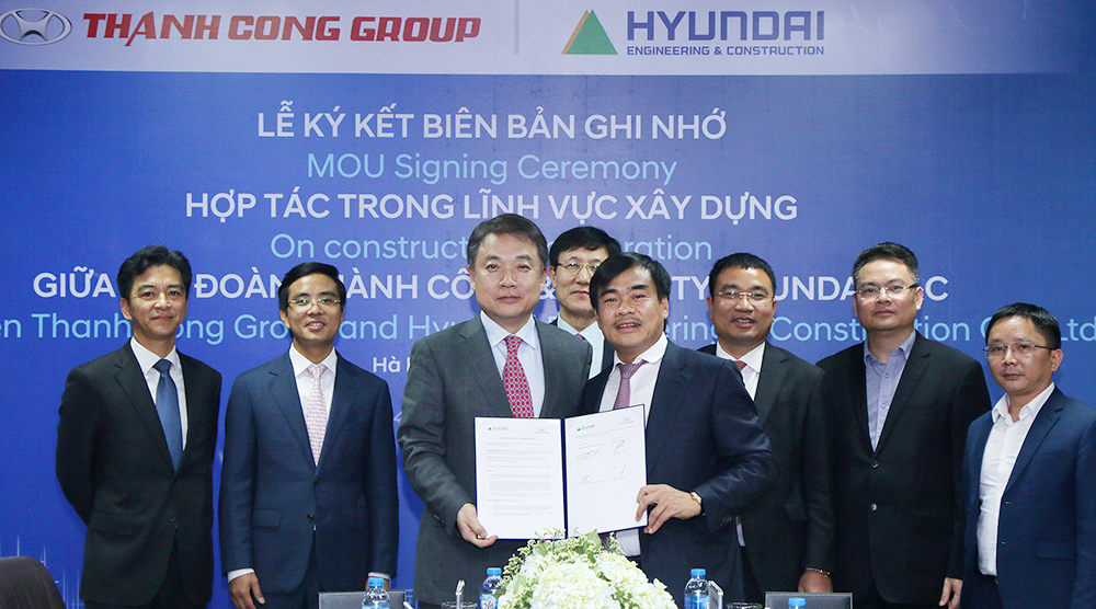 Thành Công và Hyundai tấn công sang mảng xây dựng