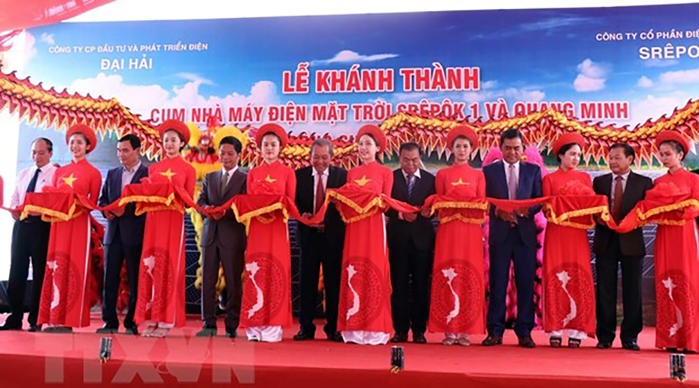 Solar power complex inaugurated in Dak Lak province