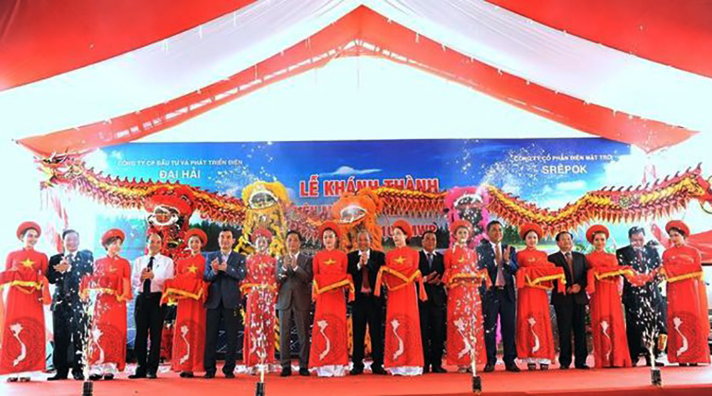 Khánh thành cụm Nhà máy điện mặt trời tại Đắk Lắk