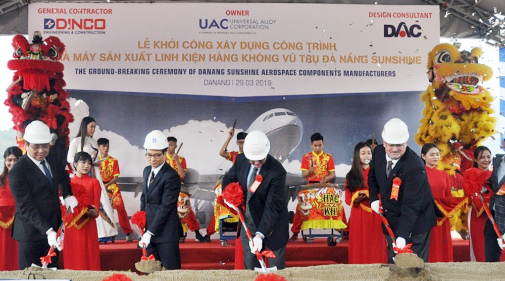 Tập đoàn UAC khởi công dự án sản xuất linh kiện hàng không vũ trụ tại Khu Công nghệ cao Đà Nẵng