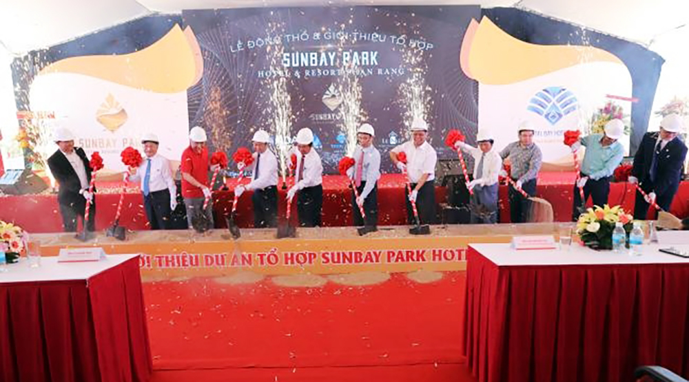 Động thổ tổ hợp 4.500 tỉ đồng SunBay Park Hotel & Resort Phan Rang
