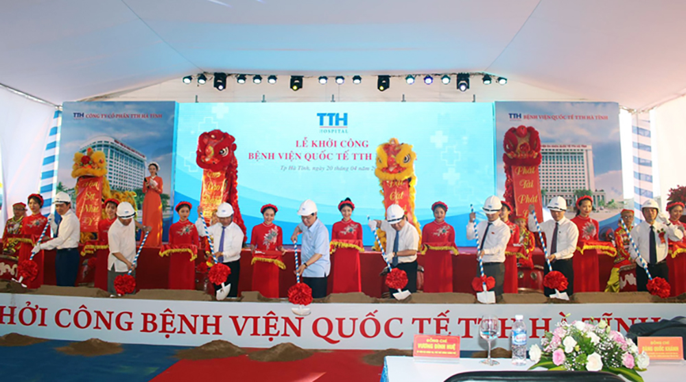 Khởi công bệnh viện quốc tế trên 800 tỷ đồng đầu tiên tại Hà Tĩnh