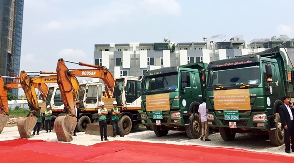 Work starts on Japanese-invested apartment buildings in Hai Phong
