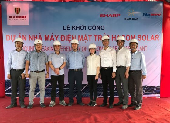 Khởi công dự án nhà máy điện mặt trời Hacom Solar tại Ninh Thuận