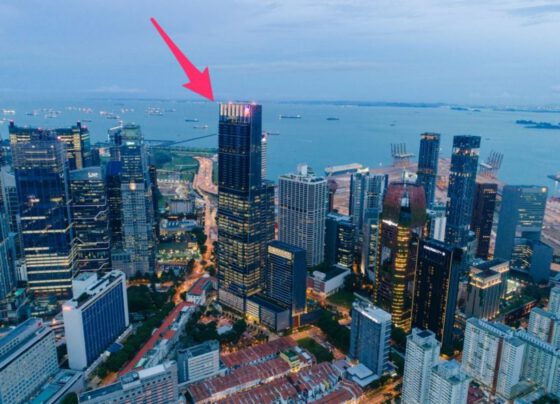Choáng ngợp tòa nhà Guoco Tower cao nhất Singapore