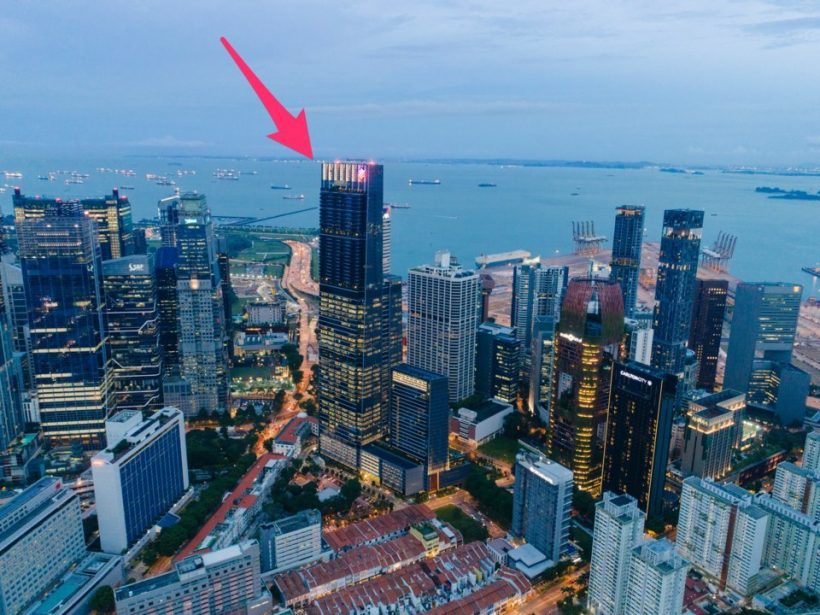 Choáng ngợp tòa nhà Guoco Tower cao nhất Singapore