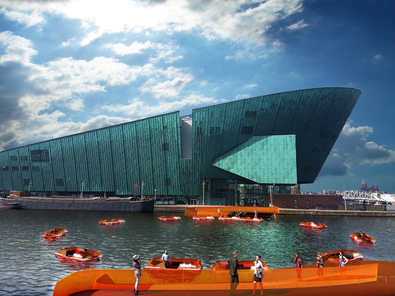 The World’s First Dynamic Bridge and Autonomous Boats in Amsterdam