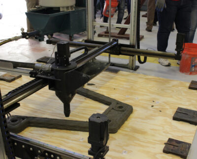 3D concrete printing technology, VR ladder training and more