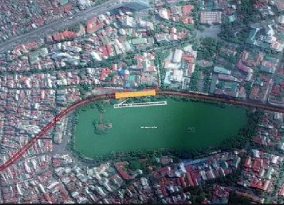 Ga tàu điện ngầm gần Hồ Gươm bị cảnh báo vi phạm Luật Di sản văn hoá