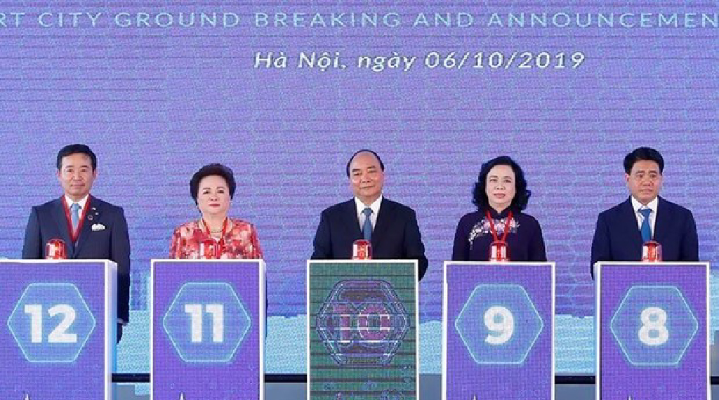 Groundbreaking ceremony for first smart city project in Hanoi