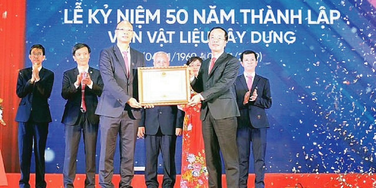 Vietnam Institute of Building Materials celebrated 50th anniversary