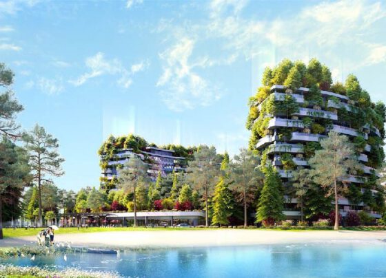 Dấu ấn kiến trúc xanh trên cao tại The Legend Đại Lải
