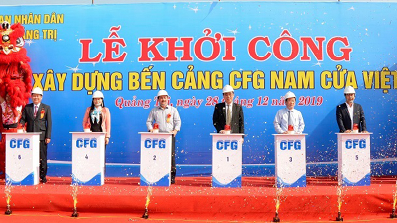 Quảng Trị khởi công dự án Bến cảng CFG Nam Cửa Việt