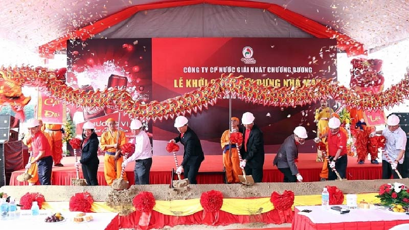 Nước giải khát Chương Dương khởi công xây dựng nhà máy 80 tỉ đồng tại Đồng Nai