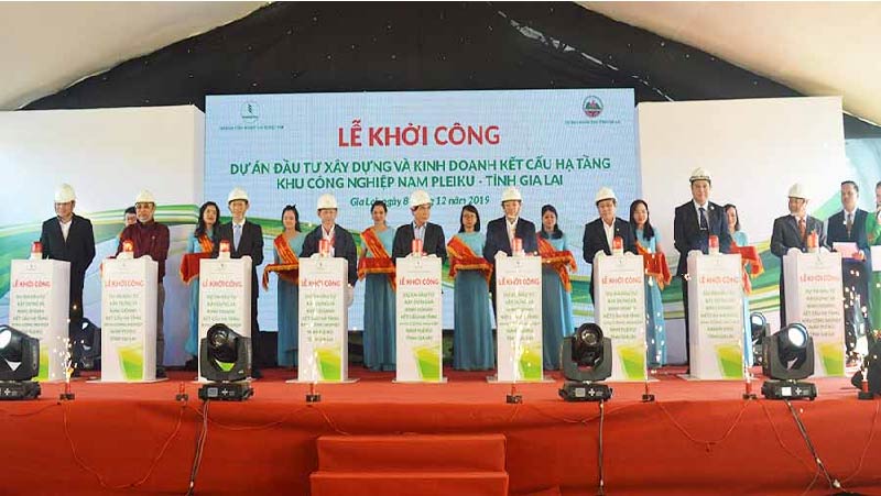 Khởi công dự án khu công nghiệp Nam Pleiku tại Tây Nguyên