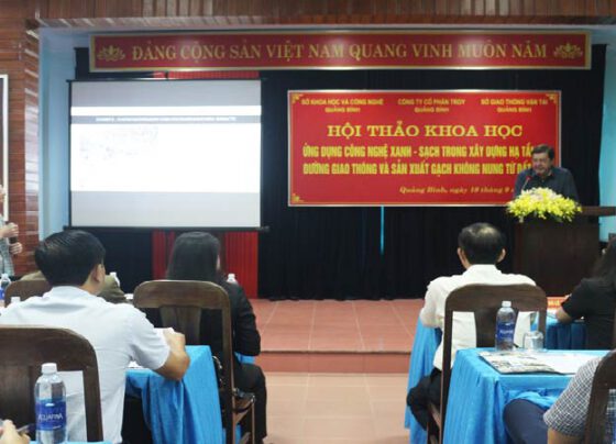 Quảng Bình: Ứng dụng công nghệ Troy trong làm đường giao thông và phát triển vật liệu xây dựng