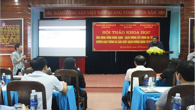 Quảng Bình: Ứng dụng công nghệ Troy trong làm đường giao thông và phát triển vật liệu xây dựng
