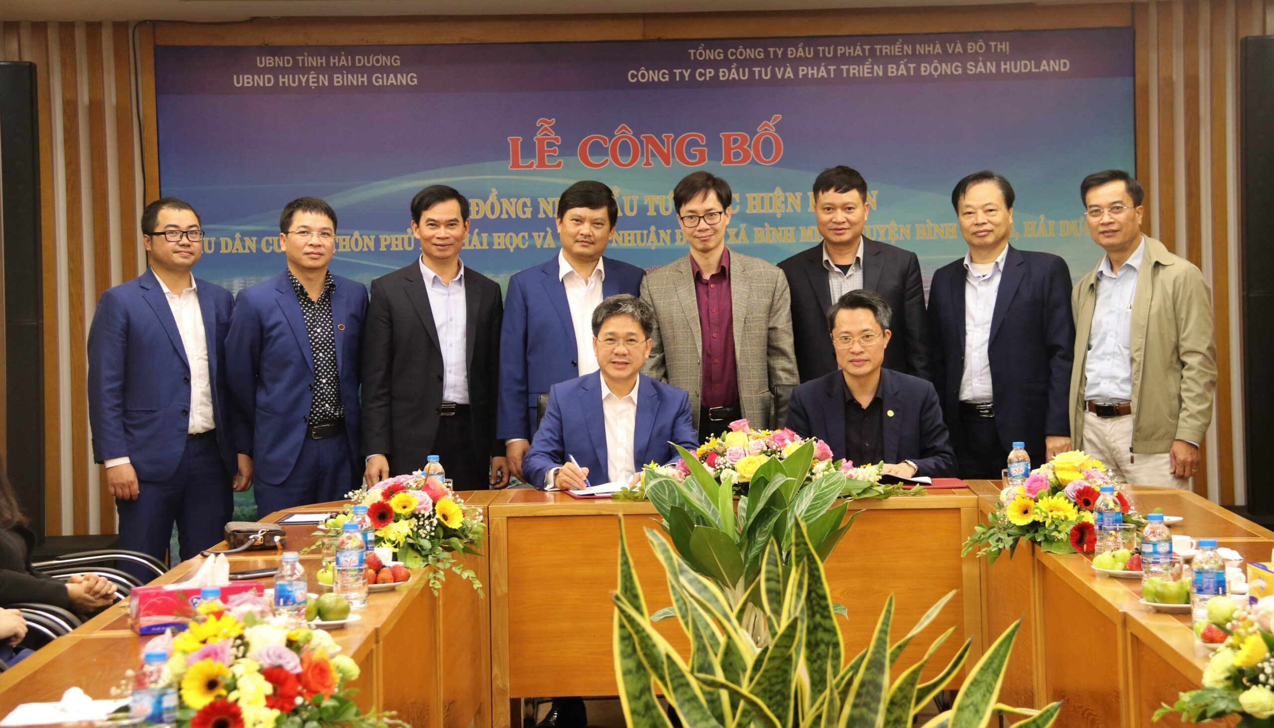 Công ty HUDLAND đầu tư dự án Khu dân cư mới tại Bình Giang, tỉnh Hải Dương