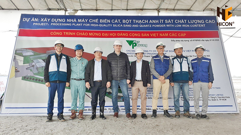 Lễ Khởi công xây dựng dự án nhà máy chế biến cát, bộ thạch anh ít sắt chất lượng cao