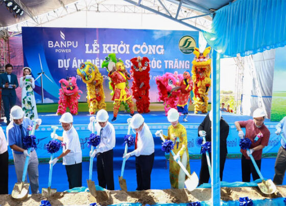 Tập đoàn Năng lượng Banpu khởi công Nhà máy điện gió số 3 tỉnh Sóc Trăng