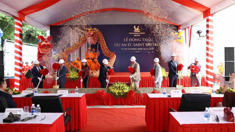 Tân Hoàng Minh động thổ toà cao ốc văn phòng tại TP HCM