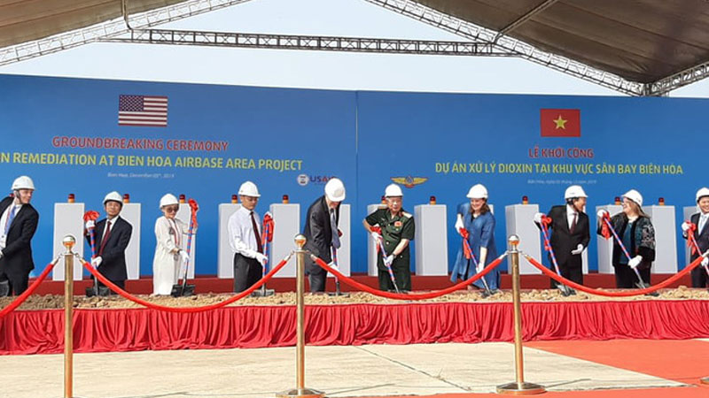 Dự án xử lý dioxin tại Sân bay Biên Hòa chính thức khởi công