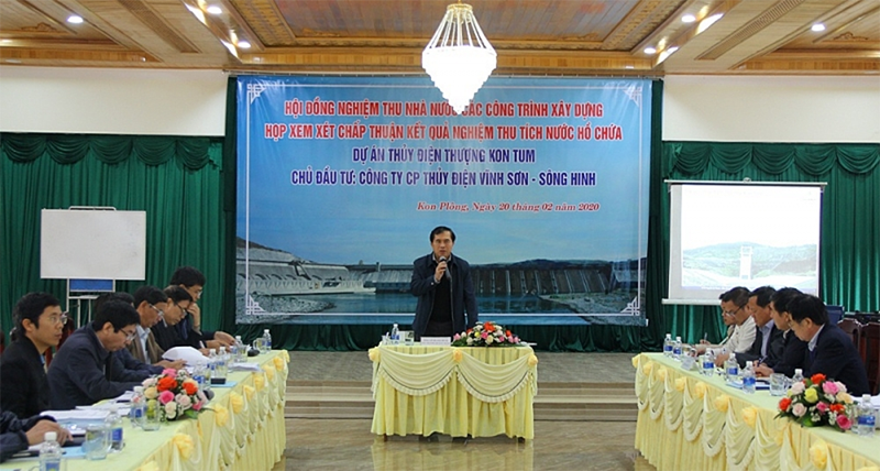 Acceptance of upper Kon Tum hydroelectric reservoir