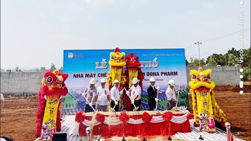 Gia Lai: Khởi công Nhà máy chế biến dược liệu Dona Pharm