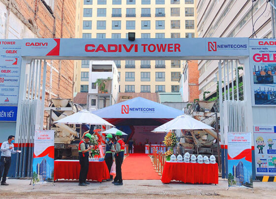 Newtecons tổ chức thành công lễ khởi công dự án Cadivi Tower