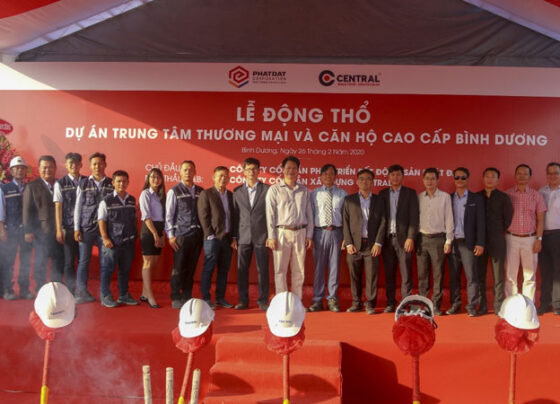 Khởi công dự án TTTM và căn hộ cao cấp Phát Đạt Bình Dương