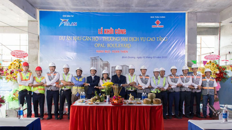 Lễ Khởi Công Dự Án Khu Căn Hộ Thương Mại Dịch Vụ Cao Tầng Opal Boulevard_Bình Dương