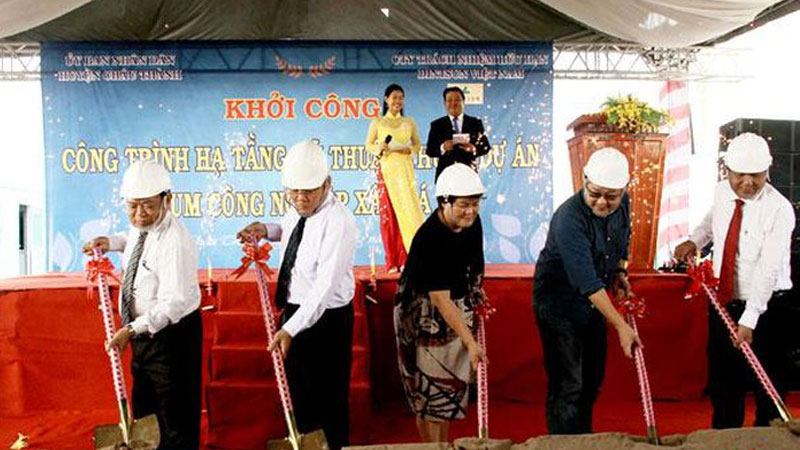 Khởi công cụm công nghiệp Xây Đá B
