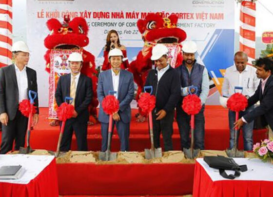 Động thổ nhà máy may mặc Cortex Việt Nam, KCN Liên Chiểu Đà Nẵng