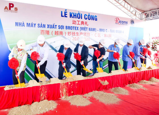 Ricons khởi công dự án Nhà máy Brotex khu C - Giai đoạn 4