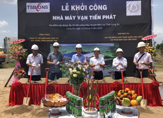 Lễ khởi công công trình nhà máy Vạn Tiến Phát