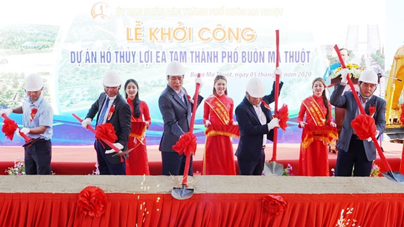 Khởi công Dự án Hồ thủy lợi Ea Tam TP. Buôn Ma Thuột