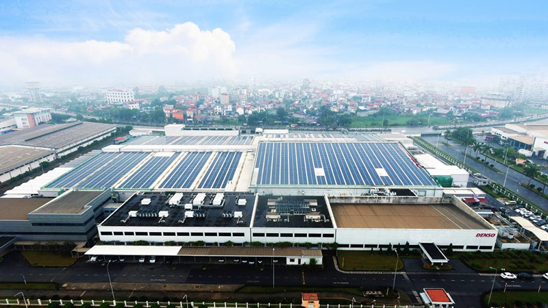 ĐMT áp mái Denso – Dự án lớn nhất Khu vực phía Bắc