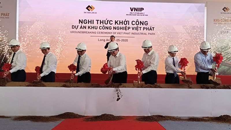 KHỞI CÔNG DỰ ÁN KHU CÔNG NGHIỆP & ĐÔ THỊ VIỆT PHÁT LONG AN