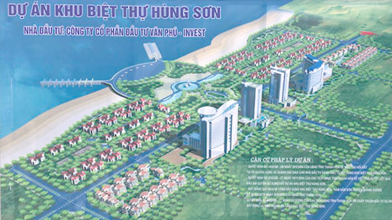 Tái khởi động dự án Khu biệt thự Hùng Sơn – Nam Sầm Sơn