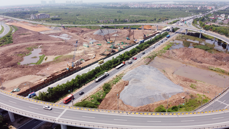 Toàn cảnh dự án xây dựng nút giao Vành đai 3 với cao tốc Hà Nội – Hải Phòng