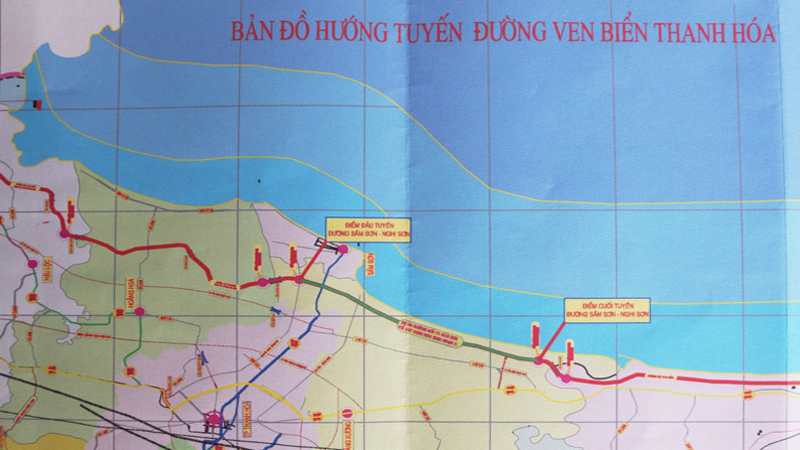 Thủ tướng đồng ý đầu tư 29,5 km đường bộ ven biển Thanh Hóa