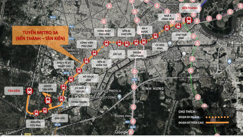 HCM City proposes investment in Ben Thanh-Tan Kien metro line