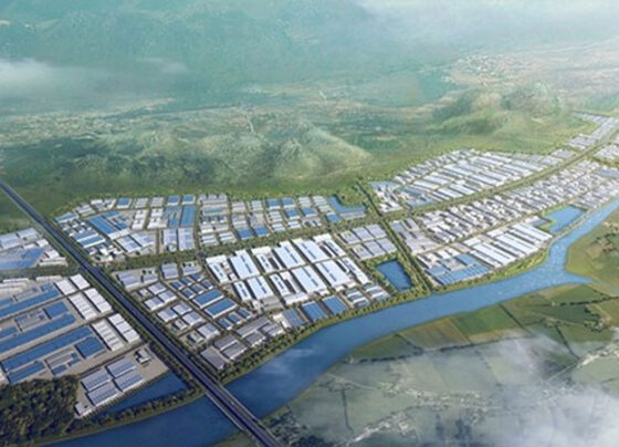 Một phần khu công nghiệp hơn 700 ha tại Quảng Ninh