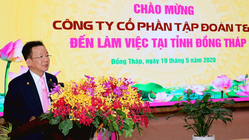T&T Group dự kiến sẽ đầu tư nhiều dự án bất động sản, nông nghiệp, logistics… tại Đồng Tháp